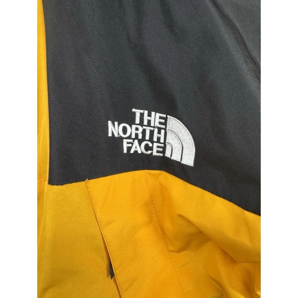 North Face Gore-Tex‎ Jacket Yellow Vintage TNF Men's Size Small NO HOOD READ